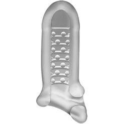 Doc Johnson OptiMALE - Extender With Ball Strap - Thick - Frost -Gay Verkaufe 0690 43 bx dupe3