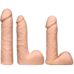 Doc Johnson Vac-U-Lock Dual Density Ultraskyn - Dildo Set - Flesh -Gay Verkaufe 1051 05 bx dupe4 1