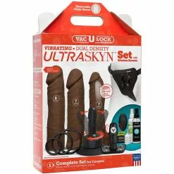 Doc Johnson Vibrating Vac-U-Lock Dual Density Ultraskyn Set Brown 11 Doc Johnson Vibrating Vac-U-Lock Dual Density Ultraskyn Set Brown -Gay Verkaufe 1053 07 bx dupe2 1