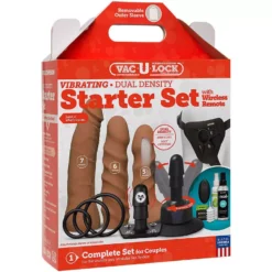 Doc Johnson Vac-U-Lock Dual Density Starter Dildo Set - Tan - Vibration 11 Doc Johnson Vac-U-Lock Dual Density Starter Dildo Set - Tan - Vibration -Gay Verkaufe 1053 21 bx dupe3 1
