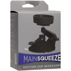 Doc Johnson Masturbator - Main Squeeze - Suction Cup Black -Gay Verkaufe 5200 50 bx