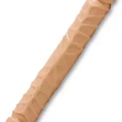 30 X 3,7 Cm Doc Johnson Jr. Veined Double Header Bender Doppeldildo Flesh