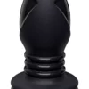 9,9 X 5 Cm KINK By Doc Johnson - Premium Silicone Anal Tunnelplug Medium - Black -Gay Verkaufe 782421059194