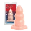 Doc Johnson 14 X 4,5-6 Cm Triple Ripple Buttplug Large Flesh -Gay Verkaufe artikelnummer1970 02