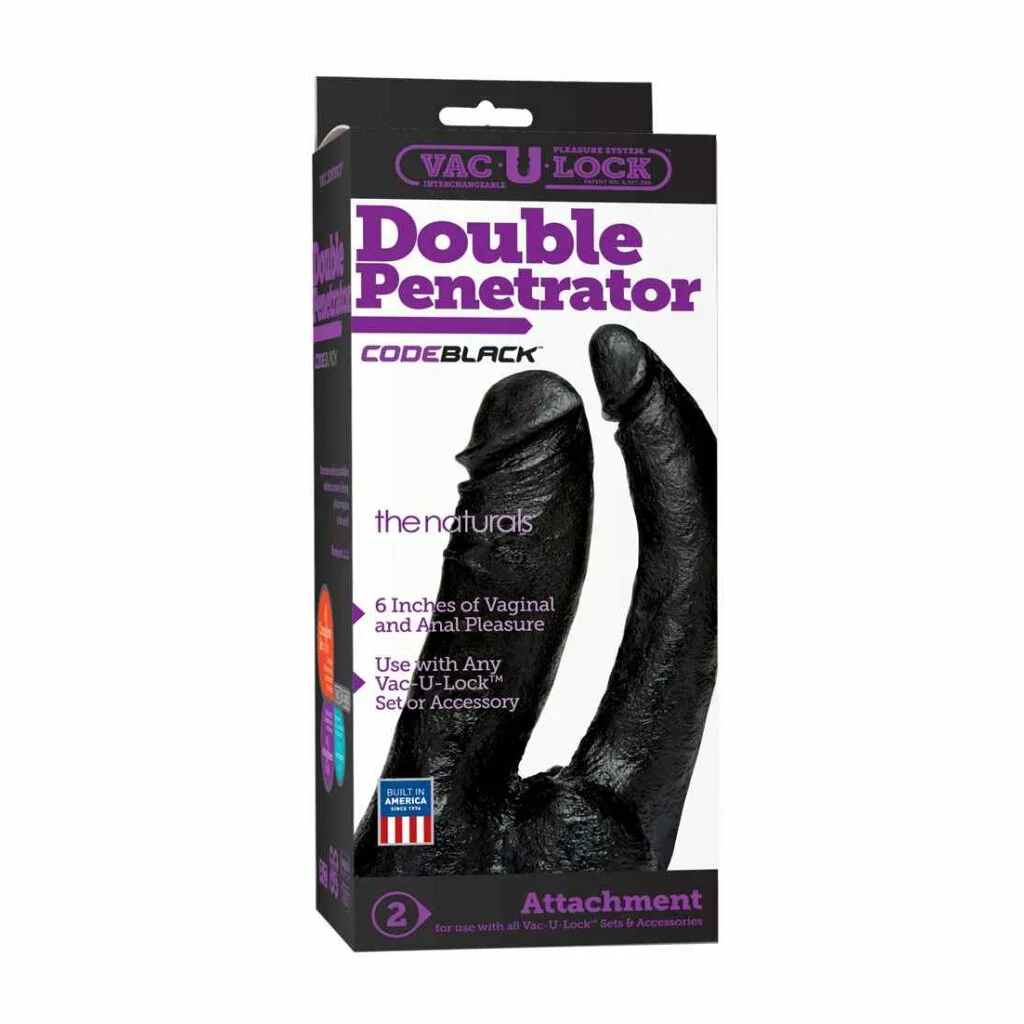 Doc Johnson - Vac-U-Lock CodeBlack - The Naturals - Double Penetrator 4 Doc Johnson - Vac-U-Lock CodeBlack - The Naturals - Double Penetrator – Bild 2