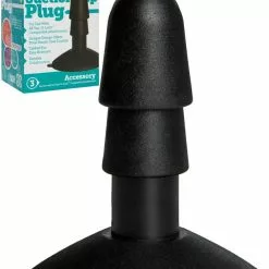 Doc Johnson Vac-U-Lock Suction Cup Plug Black