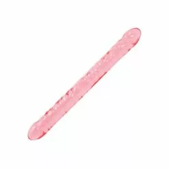 Doc Johnson, Crystal Jellies Double Dong - 18" - Pink