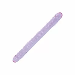 Doc Johnson, Crystal Jellies Double Dong - 18" - Purple