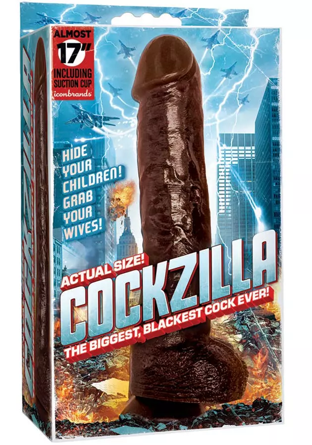 Doc Johnson 39 X 7,5 Cm Cockzilla Realistic Cock Dildo Black 4 Doc Johnson 39 X 7,5 Cm Cockzilla Realistic Cock Dildo Black – Bild 2