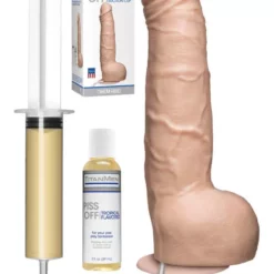 Doc Johnson 25,5 X 5 Cm Titanmen Piss Off Flesh Spritzdildo - Vac-u-Lock Kompatibel