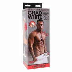 Doc Johnson - Vac-U-Lock Vac-U-Lock Realistic Cocks Chad White 8.5 Inch ULTRASKYN